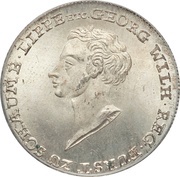 ½ Conventionsthaler - George William obverse image