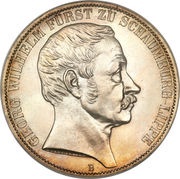 2 Vereinsthaler - George William Golden Reign obverse image