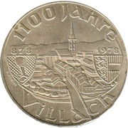 100 Schilling Villach, Austria, 1978 reverse image