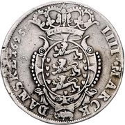 1 Krone - Christian V, Germany, 1694-1696 reverse image