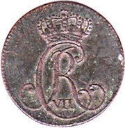 1 Dreiling - Christian VII obverse image