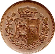 1 Dreiling Provisional Government Coinage obverse image