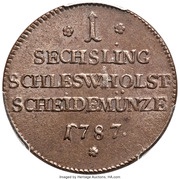 1 Sechsling - Christian VII reverse image