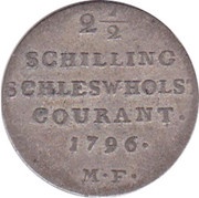 2½ Schilling Courant / 1⁄24 Speciesthaler - Christian VII reverse image