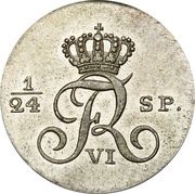 2½ Schilling Courant / 1⁄24 Speciesthaler - Frederik VI obverse image