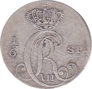 10 Schilling Courant / ⅙ Speciesthaler - Christian VII obverse image