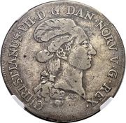 1 Speciesthaler / 60 Schilling Courant - Christian VII obverse image