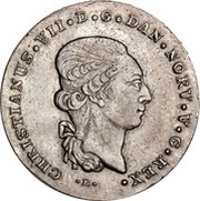1 Speciesthaler / 60 Schilling Courant - Christian VII obverse image
