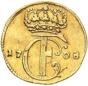 3 Pfennig - Charles Frederick Gold Pattern obverse image