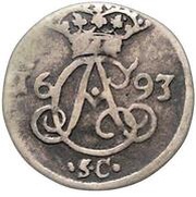 1 Sechsling - Christian Albert obverse image