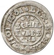 1 Schilling - Christian Albert, Germany, 1681 reverse image