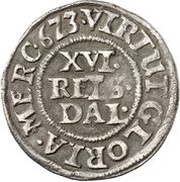 1⁄16 Thaler - Frederick III, Germany, 1623-1628 reverse image