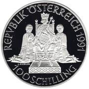 100 Schilling Rudolph I obverse image
