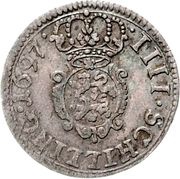 4 Schilling - Frederick IV, Germany, 1695-1702 reverse image