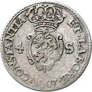 4 Schilling - Frederick IV, Germany, 1696-1698 reverse image