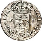 4 Schilling - Charles Frederick, Germany, 1711-1712 reverse image