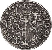 ½ Thaler - John Adolphus, Germany, 1609-1612 reverse image