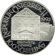 100 Schilling Otto Nicolai obverse image