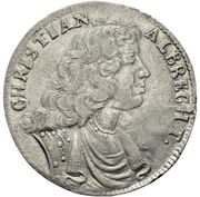 ⅔ Thaler - Christian Albert obverse image