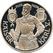 100 Schilling Kaiser Karl V reverse image