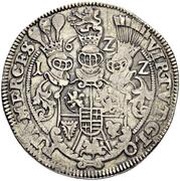 1 Thaler - Frederick III Mule, Germany, 1622 reverse image