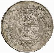 1 Thaler - Christian Albert, Germany, 1673-1674 reverse image