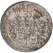 1 Thaler - Christian Albert, Germany, 1681 reverse image