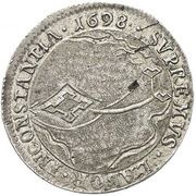 1 Ducat - Frederick IV Silver pattern strike, Germany, 1698 reverse image