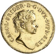 1 Ducat - Charles Frederick Silver Pattern obverse image