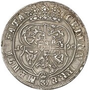 ⅔ Thaler - John Adolphus, Germany, 1690 reverse image