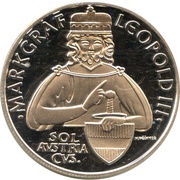 100 Schilling Leopold III reverse image