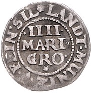 4 Mariengroschen - Justus Hermann, Germany, 1624 reverse image