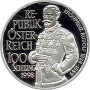 100 Schilling Rudolf - Mayerling obverse image