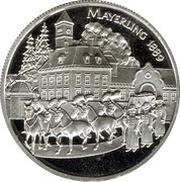 100 Schilling Rudolf - Mayerling, Austria, 1998 reverse image