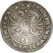 ½ Thaler - Justus Hermann, Germany, 1624 reverse image