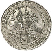 1 Thaler - Ernest III Biblischer Taler, Germany, 1601-1622 reverse image