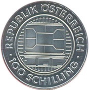 100 Schilling Communications obverse image