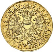 1 Thaler - Justus Hermann Gold Pattern, Germany, 1624 reverse image