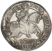 1½ Thaler - Ernest III, Germany, 1603 reverse image