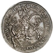 2 Thalers - Ernest III, Germany, 1601 reverse image