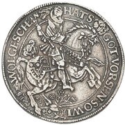 2 Thalers - Ernest III, Germany, 1603 reverse image