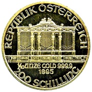 200 Schilling Vienna Philharmonic; Gold Bullion Coinage obverse image