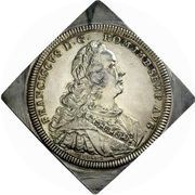 ½ Thaler Klippe, Germany, 1746 reverse image