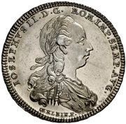 ½ Thaler, Germany, 1777 reverse image