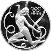 200 Schilling Olympic Movement; Summer Olympics, Austria, 1995 reverse image