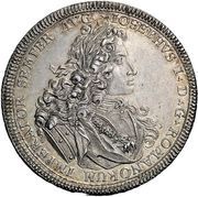 1 Thaler, Germany, 1705 reverse image