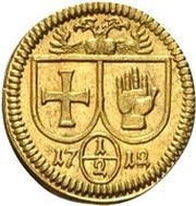 ½ Ducat Imperial coronation obverse image