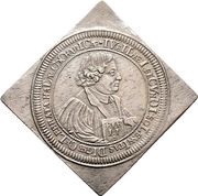 2 Ducats Silver pattern strike; Klippe obverse image