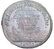 2 Ducats Bicentenary of the Reformation, Silver pattern, Germany, 1717 reverse image