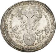 1 Thaler - Albert Anthony Death of Emilie, Germany, 1670 reverse image